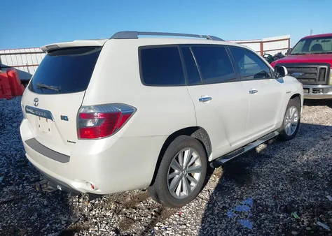 2008 Toyota Highlander Hybrid Limited z USA, uszkodzony, nr VIN JTEEW44A682007156